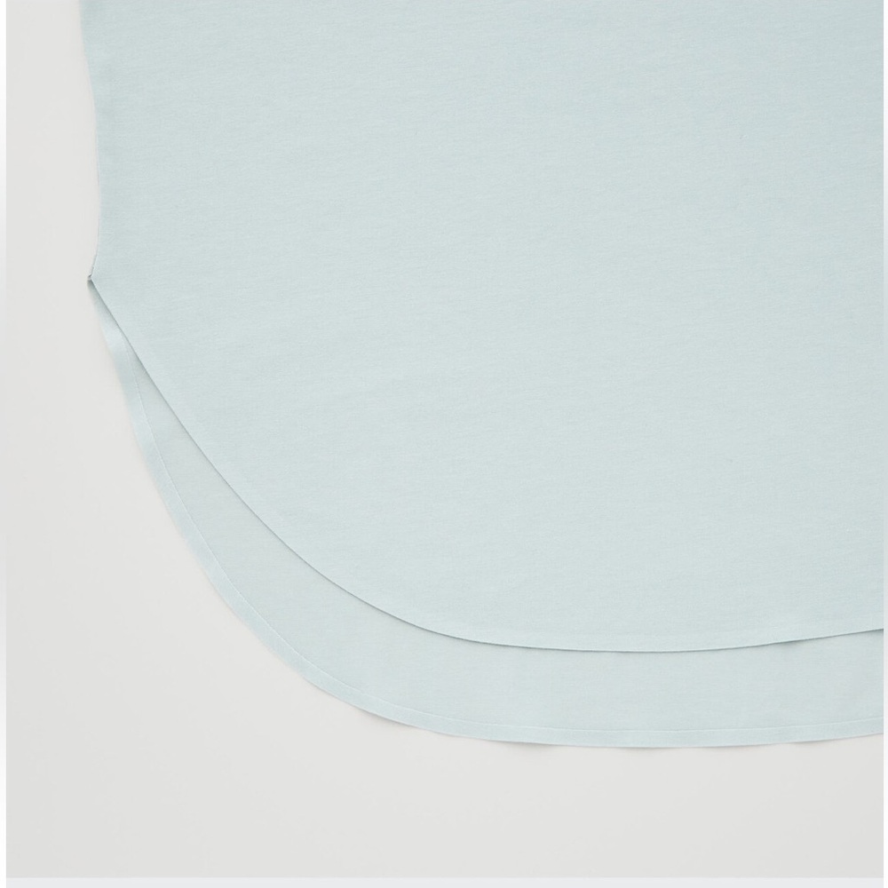 Uniqlo Airism Short Sleeve V-Neck Tunic Top, Gray, size XXL - Picture 11 of 12